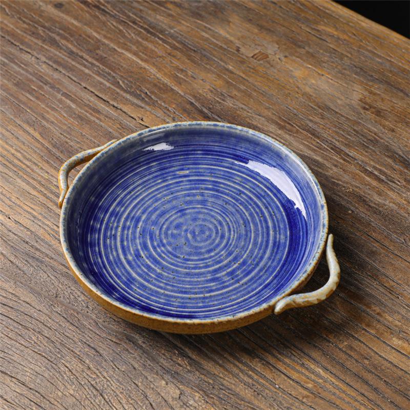 Ceramic Cup Rice Bowl Set, One Person Food, Japanese-Style Household Tableware, Plates, Dishes, Dishes, Retro Western Tableware