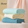 Bequemes Handtuchset Baumwolle Waffelhandtuch, Groß Saugfähig Schnelltrocknend Dusche für Luxushandtücher Badezimmer Erwachsene, Weich Verdickt Hautfreundlich Zuhause