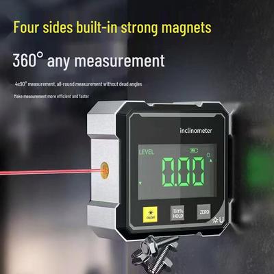 Cross-Border Digital Display Inclinometer & Dual Laser Level Angle Measuring Tool