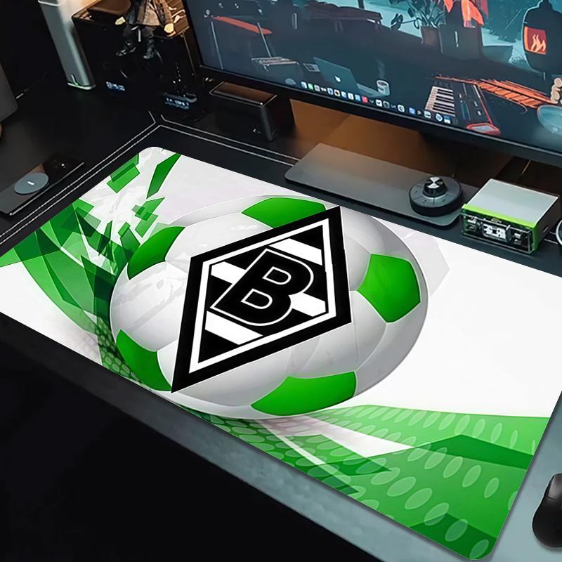 Borussia Mönchengladbach Print Cushion Non-slip Laptop Tablet Big Mousepad XXL Mat Mini PC Playmat With Lock edge