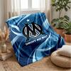 Olympique Lyonnais FC Soft Flannel Fleece Blanket Lightweight Cozy Warm Throw Blanket For Sofa Bed Home Decor