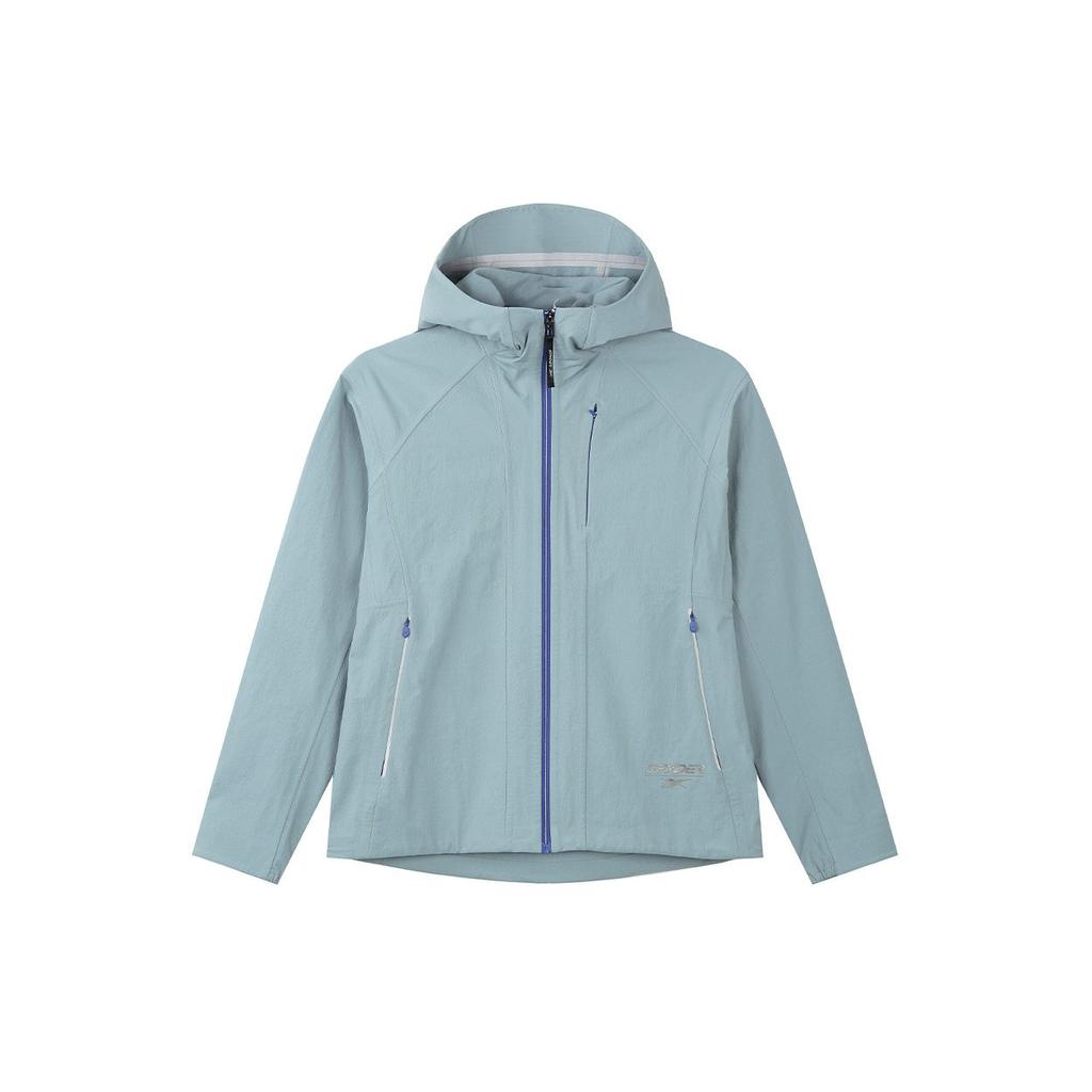 Reebok X Spyder Collaboration Trendy Sports Casual Windproof Hiking Jacket Women Jacket Light-Blue 24FRL104WGB1
