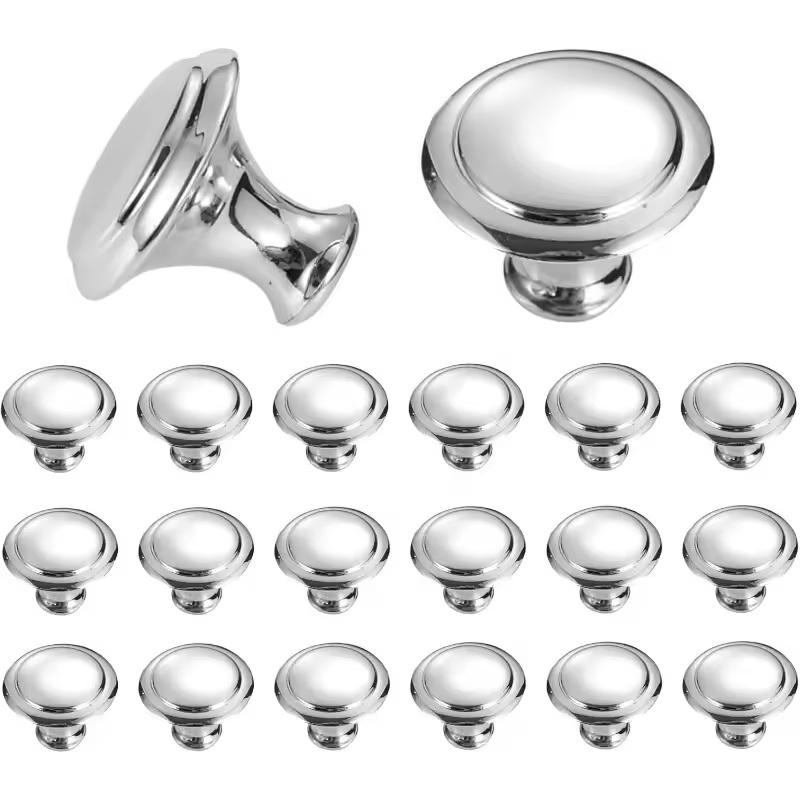 10/20 ks Nerezové úchytky na skříňku Americký styl Kuchyňské úchytky na dvířka skříněk Knoflíky na zásuvky Úchytka na nábytek Kování