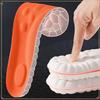 Large Size 4D Sports Massage Insoles for Adults High Elastic Soft Deodorization Massage PU Running Football Shoe Pads