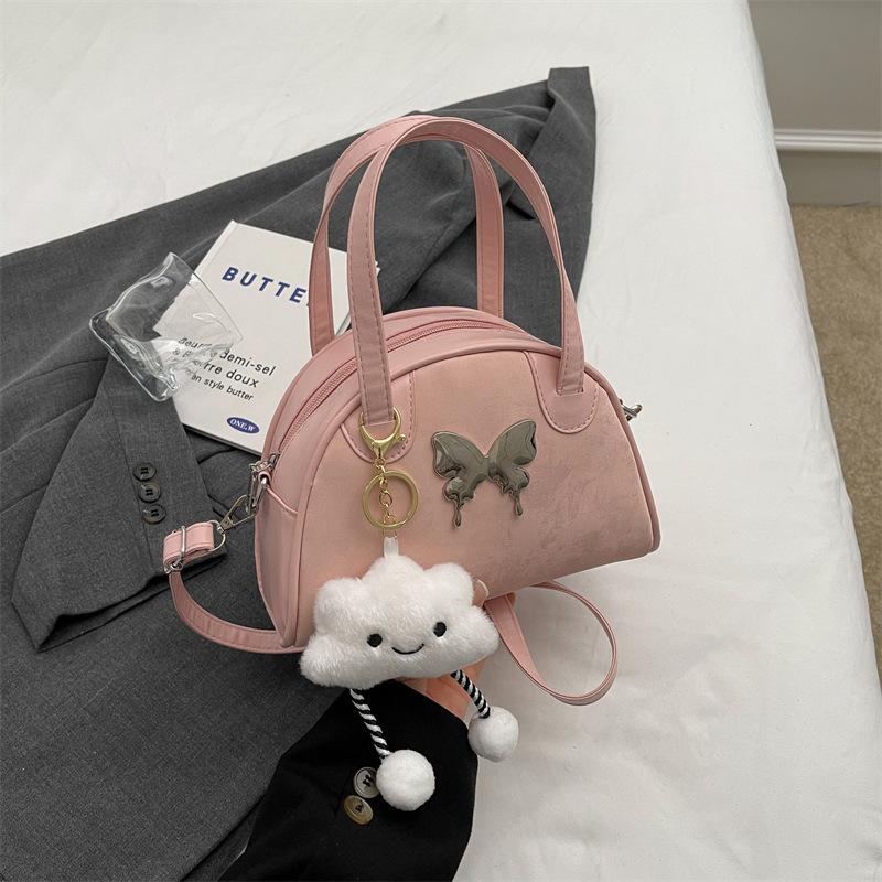 Niche design bag women's 2025 new fashionable and beautiful handbag casual simple shoulder messenger bag shell bag