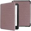 Case for Kindle Paperwhite 12th Gen 7-Inch (2024 Release) - Stylish Crocodile Synthetic Leather Shockproof Hard Shell