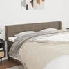 VidaXL Headboard with Ears Taupe 183x16x78-88 Cm Fabric3118786