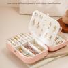 Large Capacity Jewelry Box PU Leather Ornaments Storage Case  Accessories Storage