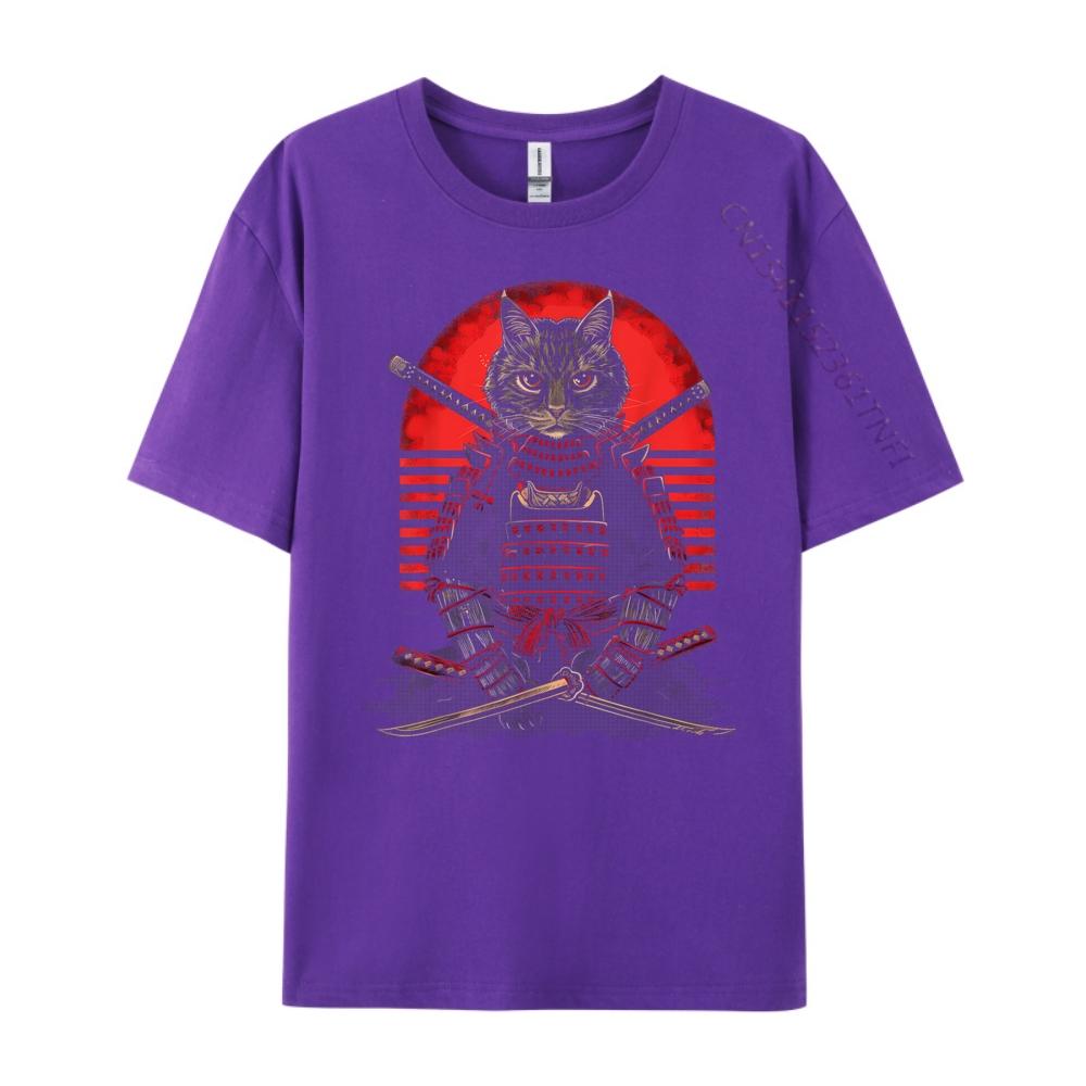 Cat Samurai Ninja Cat Samurai Art Ukiyo E Graphic T Shirts Streetwear Easter Sunday Men Clothes Tee Shirt Men Mothers Day