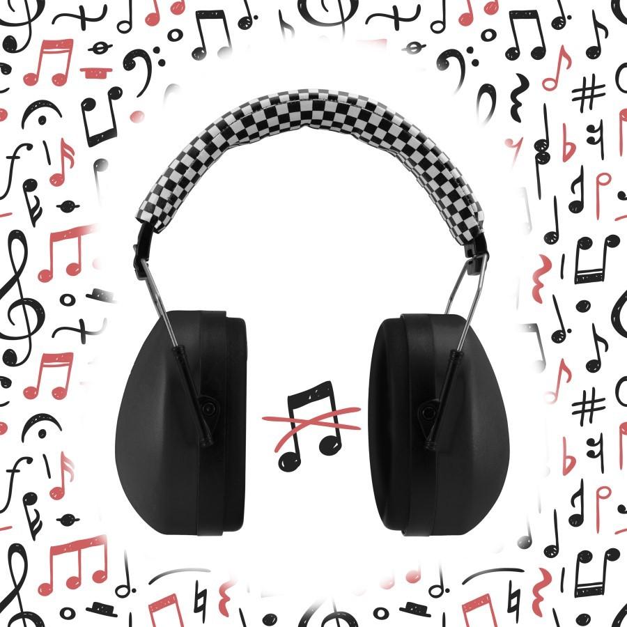 Ochronniki słuchu dla niemowląt i małych dzieci - czarne Alecto BV-71BK, Alecto