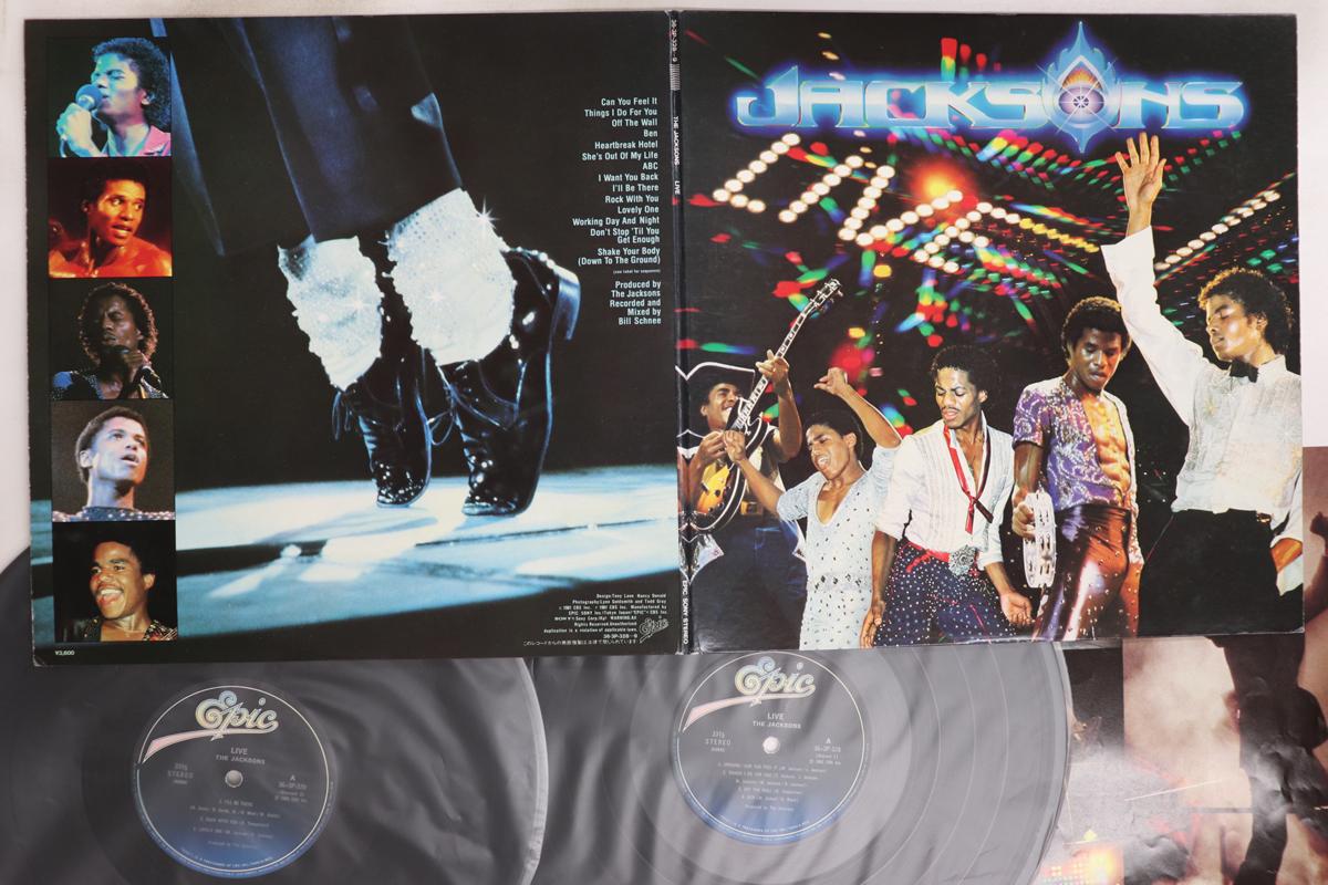 

LP Record JACKSONS Live 363P3289 EPIC 1981 Japan SoulFunk Used
