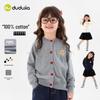American College Style: Dudu Home Girls' Cotton Cardigan - Spring 2026 Collection