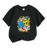 Kids Boys Girls Round Neck Short Sleeve 100% Cotton T-shirt, Cute Cartoon Super Hero Team Print Casual Summer Soft Breathable Tee for Children Daily W