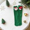 Christmas Stockings Children Autumn and Winter New Plush Socks Bow Natal Year Medium Tube Lolita Christmas Red Medium Tube Socks