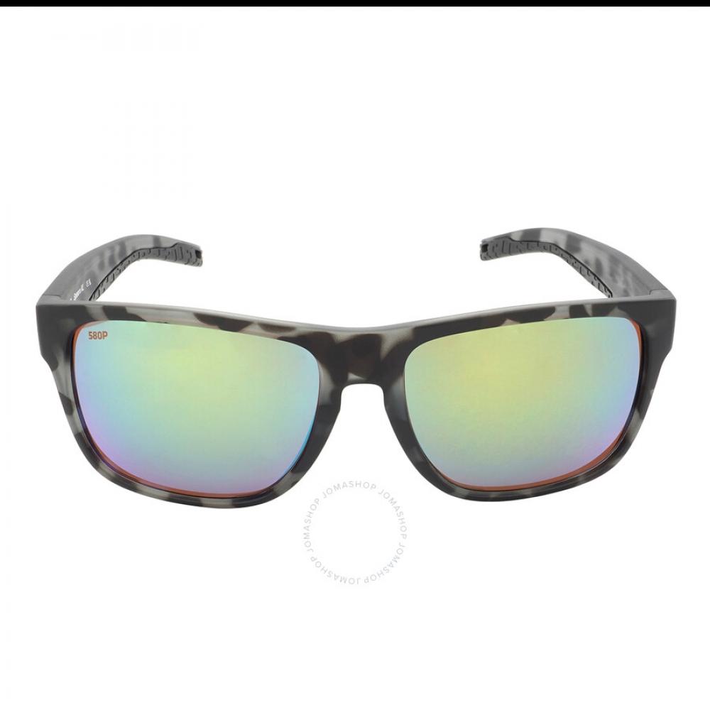

Costa Del Mar Spearo XL Green Mirror Rectangular Men s Sunglasses 6S9013 901313 59