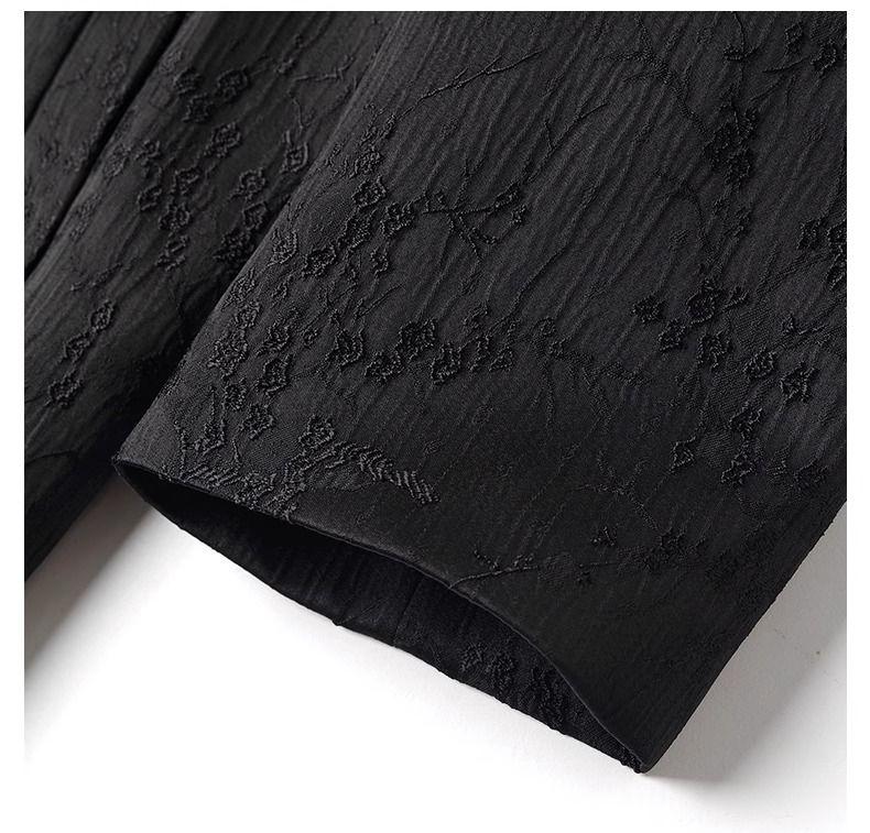 Jachetă de cămașă jacquard în stil chinezesc, la modă