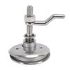 Boat Cam Latch Polished Stainless Steel Round Marine Hatch Latch Flush Pull Handle For Boat Marine Hatch Deck