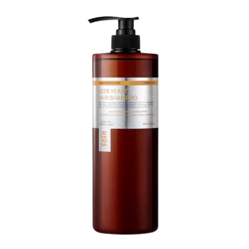 Haraz Beer Yeast Protein Shampoo 1L | Korean Protein Shampoo for Damaged Hair, Scalp Care & Floral Musk Scent 1L