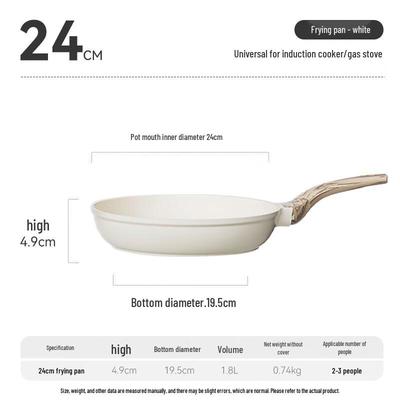 ZISIZ Maifan Stone Non-stick Flat Frying Pan