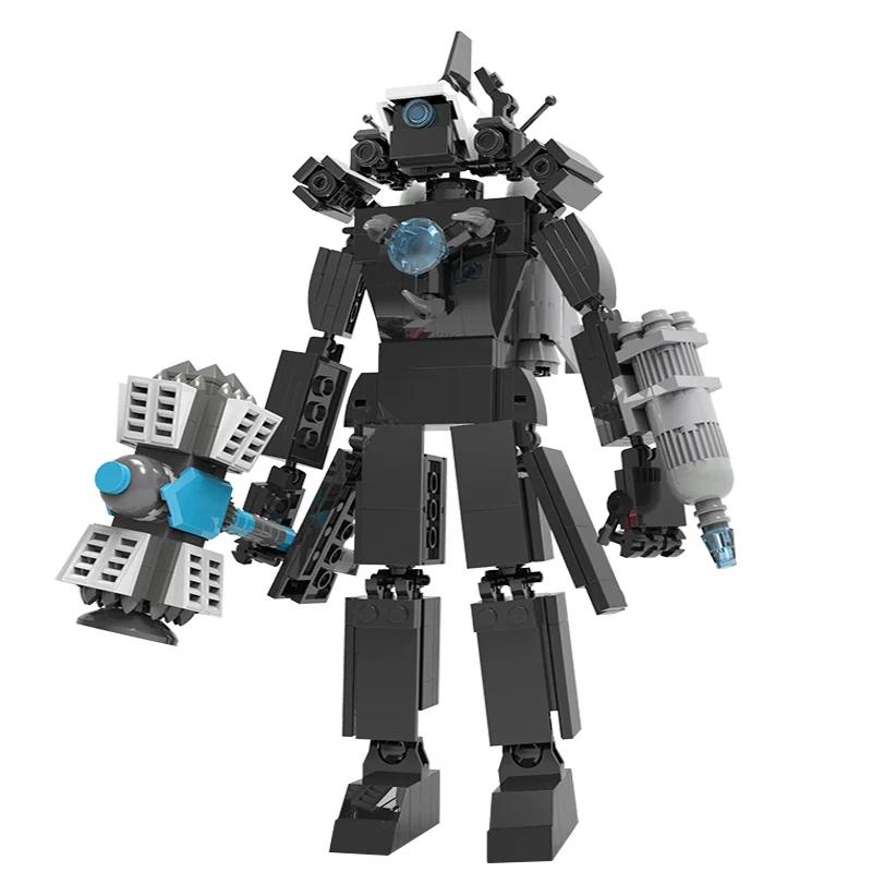 Horké stavební kostky Skibidi Toilet Toaleta Vylepšený G Man&Dominator Akční figurky Model Titan Speakerman Hračky Pro Děti Vánoční dárek