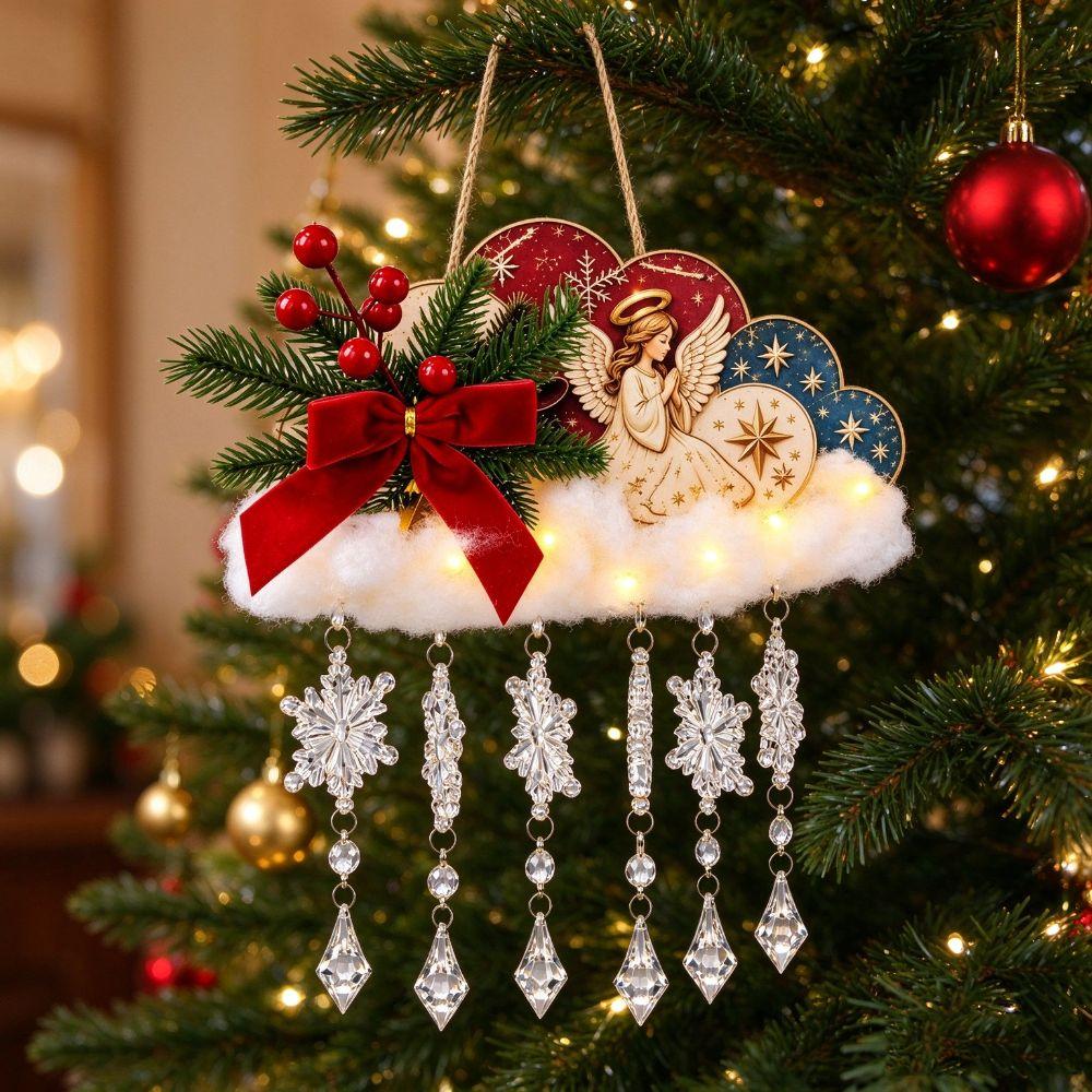 String of Lights Christmas Decoration Ornament Red Fruit Christmas Tree Decoration Night