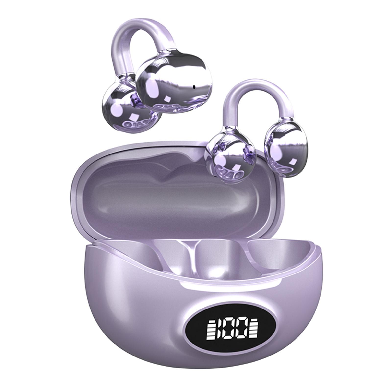 

BT 5.4 Noise Canceling Earbuds with LED Display Dual Microphone Clear Calls Long Playing Time фіолетовий