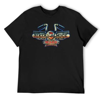 BIKER MICE FROM MARS T-Shirt Man Clothes Summer Tops Anime Tshirt Shirts Graphic Tees Men's T-shirt