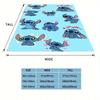 1pc Stitch Printing Blanket - Soft, All-Season Throw for Office Blanket, Personalized Gift with Adorable Cartoon Design
