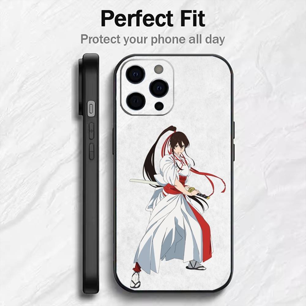Yamada Asaemon Sagiri Phone Case For iPhone17,16,15,14,13,12 Plus,Max Soft Silicone Black Cover
