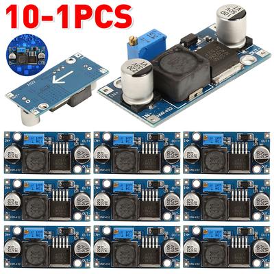10-1pcs XL6009 DC-DC Boost Module Power Module Output Adjustable Built-in 4A High-Efficiency Current Regulator Step Up Converter