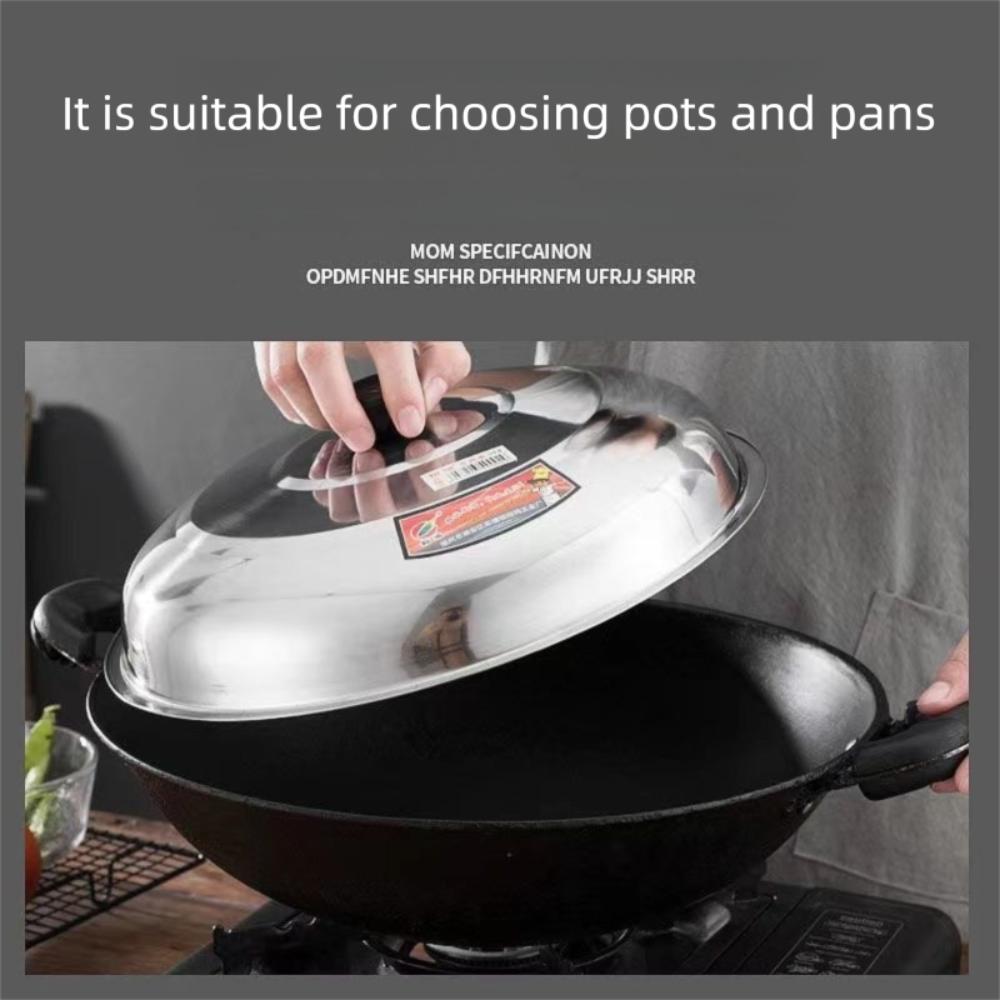 Universal Round Pot Lids Cover 28/32/36/40cm Cooking Pot Wok Lid  Kitchen Accessories