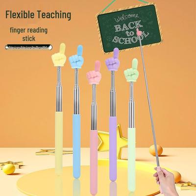 Retractable Teaching Pointer Cane for Students and Teachers