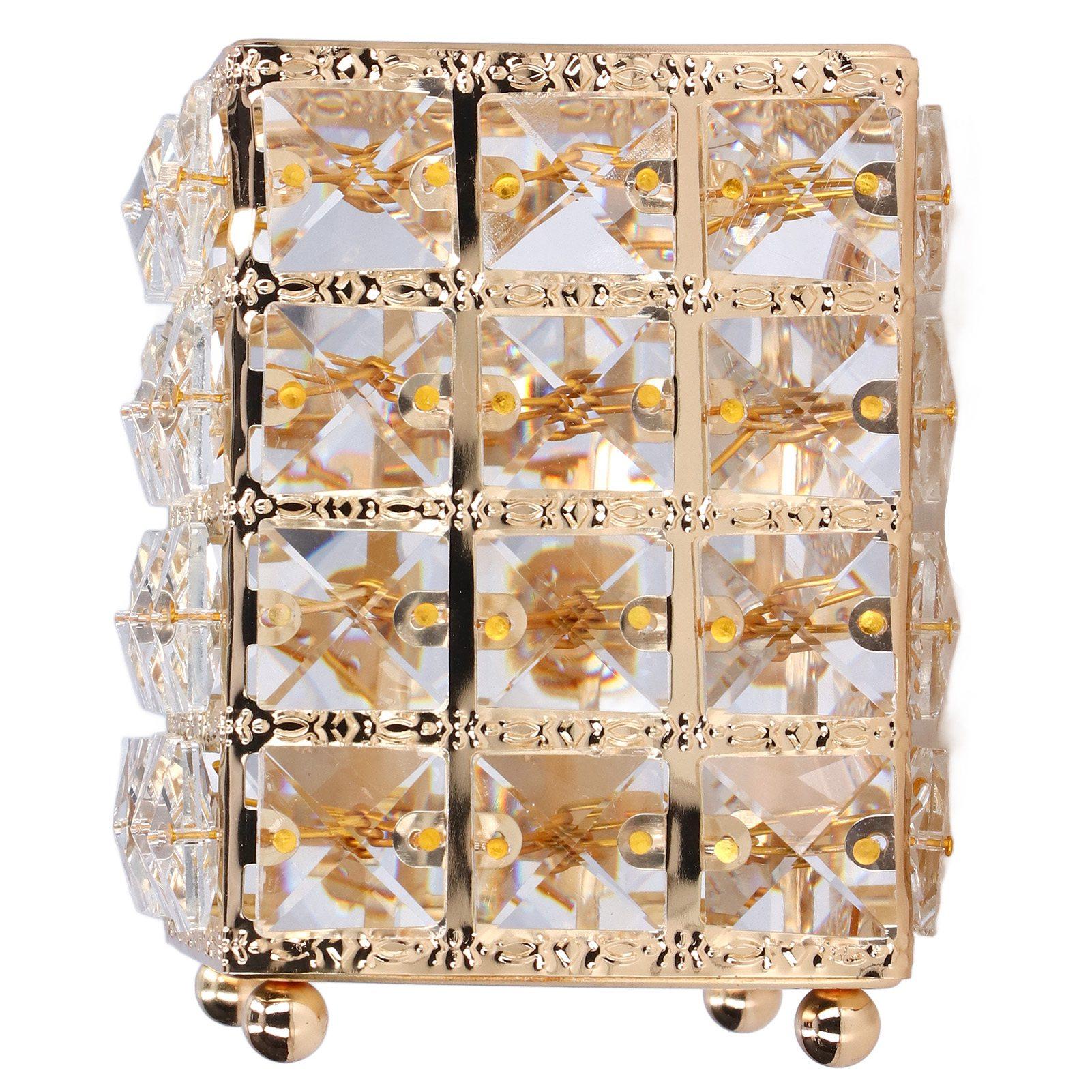 

Makeup Brush Holder European Style Make Up Storage Cup for Bathroom Home Bedroom OfficeGold золотой