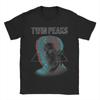 Twin Peaks Agent Cooper Headshot Triangles Hip Hop T Shirts Pure Cotton Tshirt for Adult Aesthetic Design Short Sleeve Tops