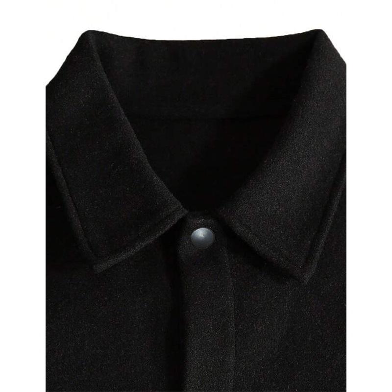 European And American Autumn And Winter Lapel Woolen Men's Jacket Casual Sports Business Jacket