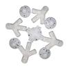 New Straight Elbow Cross Connectors Canopy Intubation Awning Tent Feet Replacement Joint Pipe 5-Way Crossed Furniture