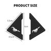 2Pcs Car  Angle Protector Anti-collision Sticker 2005 2006 2007 2008 2009 2010 2014 2015 Shelby
