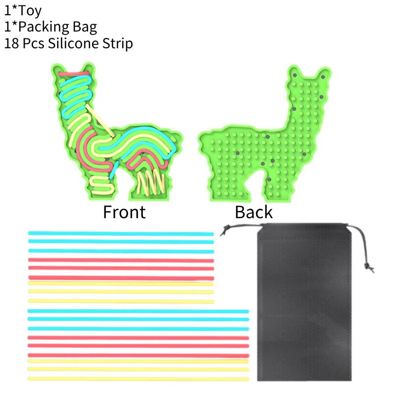 

Sensory Activity Board Soft Silicone Toy For Kids In Gentle Colors Ideal For Development зелёный