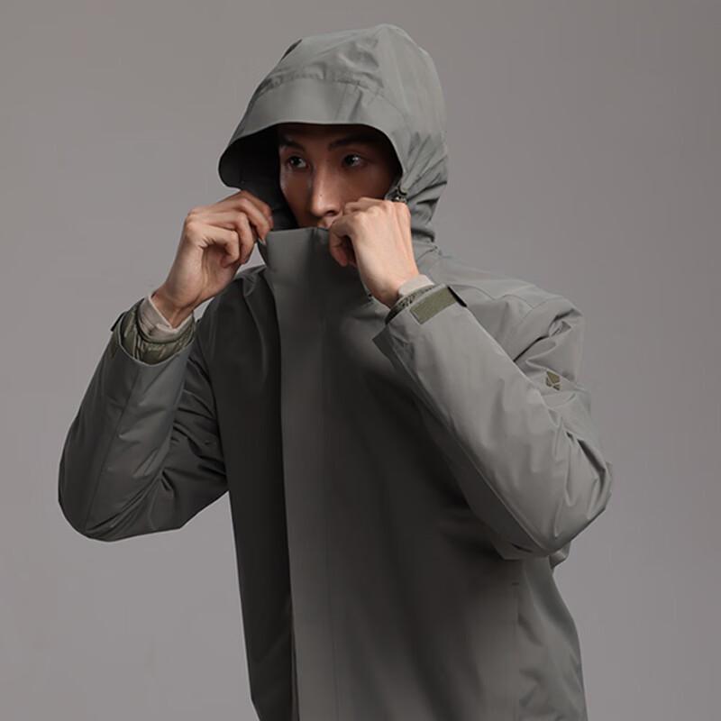 MOBIGARDEN 3-in-1 Outdoor Fleece Lined Windbreaker for Men and Women