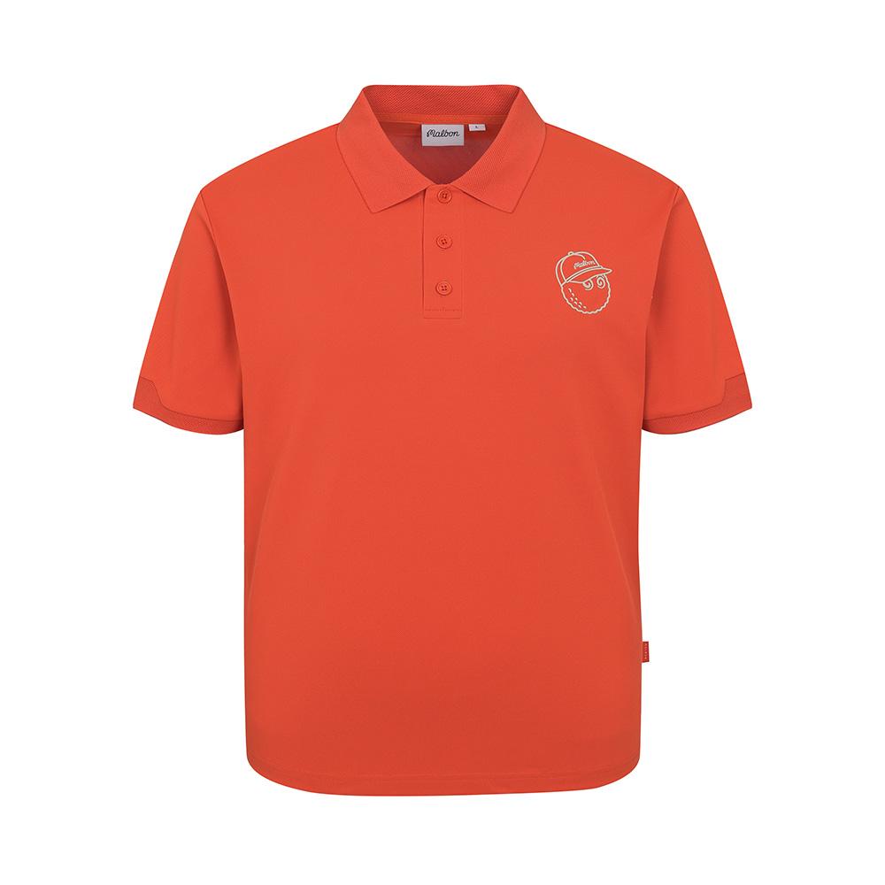 MALBON GOLF Bucket Point Basic Polo Shirt Red (Man)