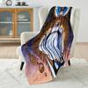 1PC Virgin Mary and Christ Icon Print Believer Pray Blanket Warm Soft Flannel Material Suitable for All Seasons Luxurious Gift