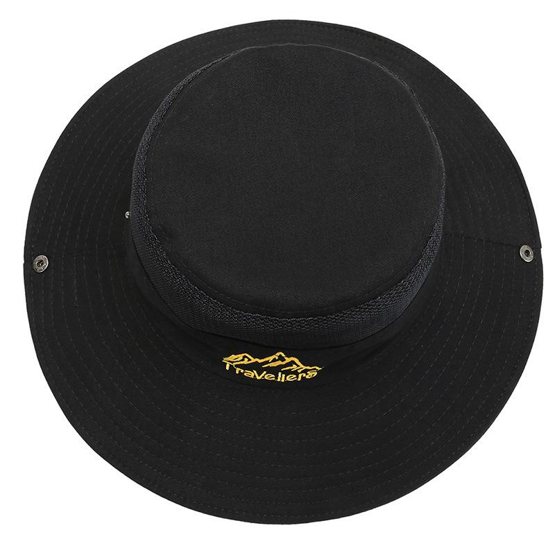 Hat men's spring and summer sun hat outdoor sun protection breathable hat men's cycling hat bucket hat fishing mountaineering sun hat