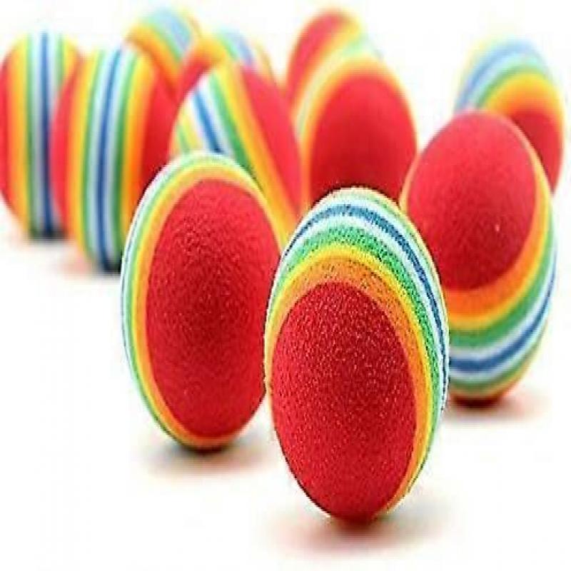 Hundekau-Bälle 10 Stück Mini 4,2 cm Tennisball-Stil Hundespielzeug Für Kleine Hunde Welpen