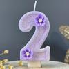 Handmade DIY Number Birthday Cake Candles - Creative Party Decoration