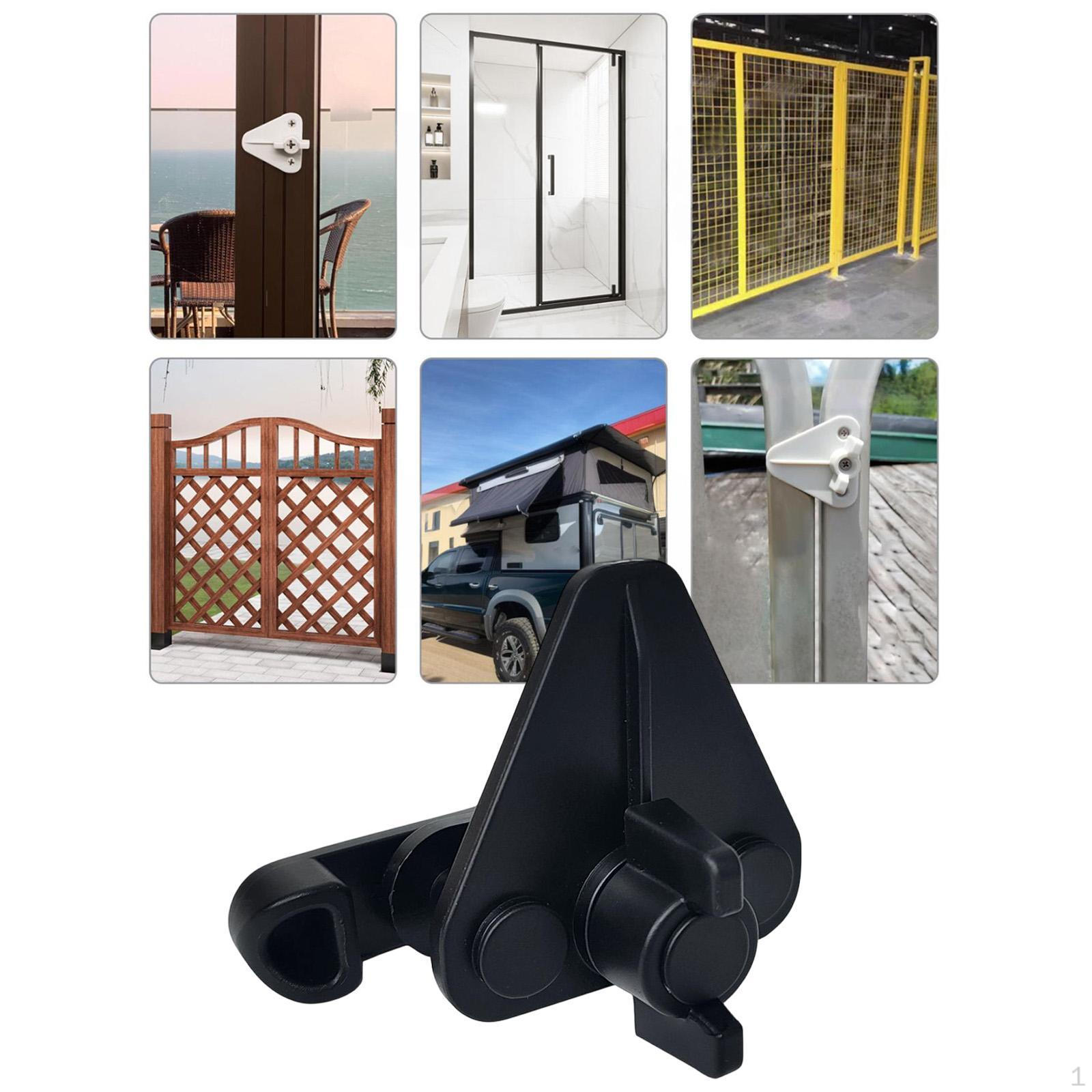 

Pontoon Boat Gate Latch Door Marine Part Screw Mounting for Frame Accessories Left or Black for 23 to 32mm