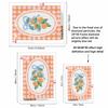 DIY 5D Diamond Painting Kit Orange Fruit Pattern Full Drill Rhinestone Canvas Relaxing Craft for Home Wall Decor and Gift