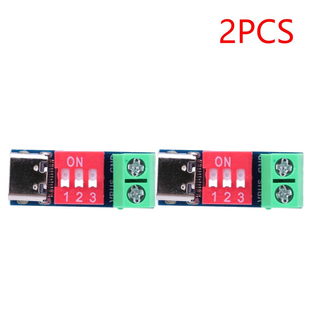 PD Fast Charging Test Board 5-20V Adjustable Charging Test Module High Speed USB Type-C Voltage Connetor Power Supply Accesories