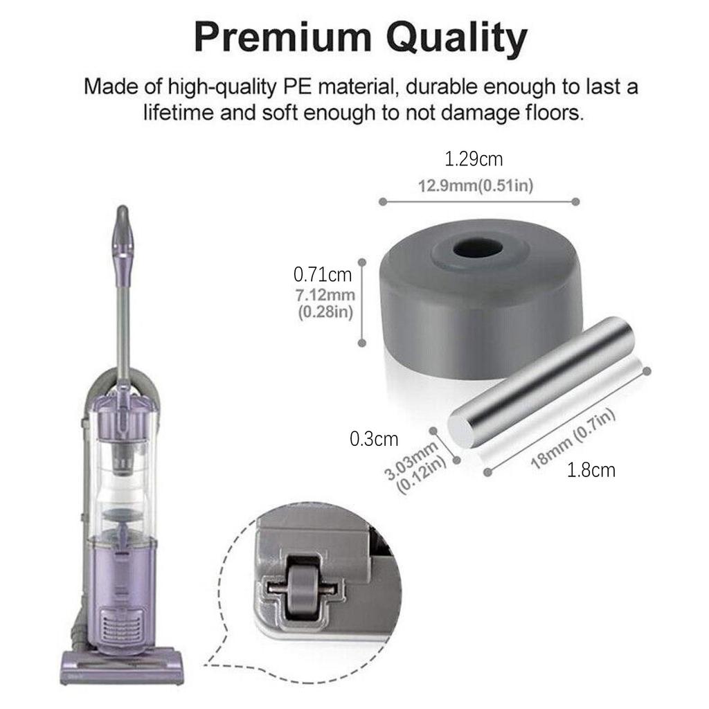 4 Front Wheels + 2 Axis Replace Kit For Shark NV350/NV351 Vacuum Cleaner Parts Vacuum Cleaner Replacement Tools For Home