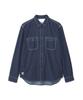AVIREX BASIC LIGHT DENIM L/S SHIRT M 367 Indigo