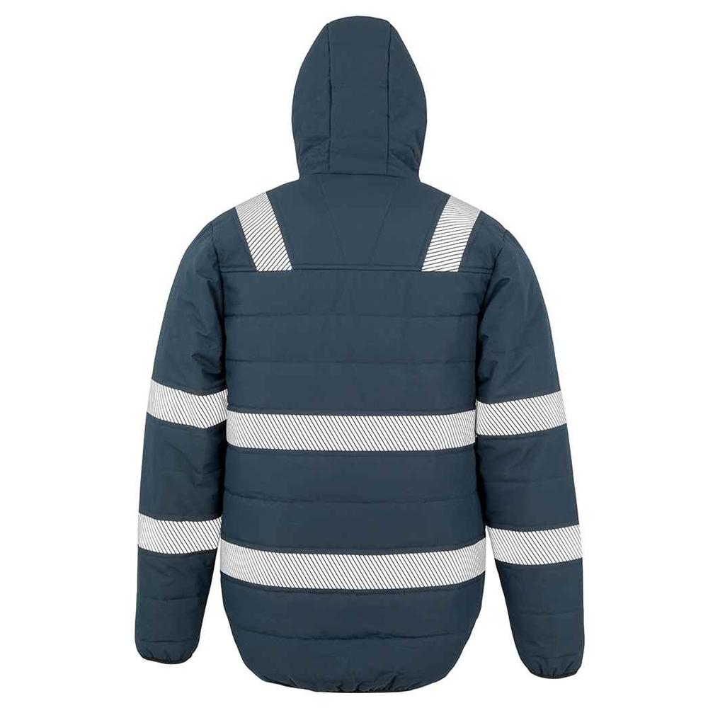 Result Genuine Recycled Unisex Adult Ripstop Hi-Vis Padded Jacket